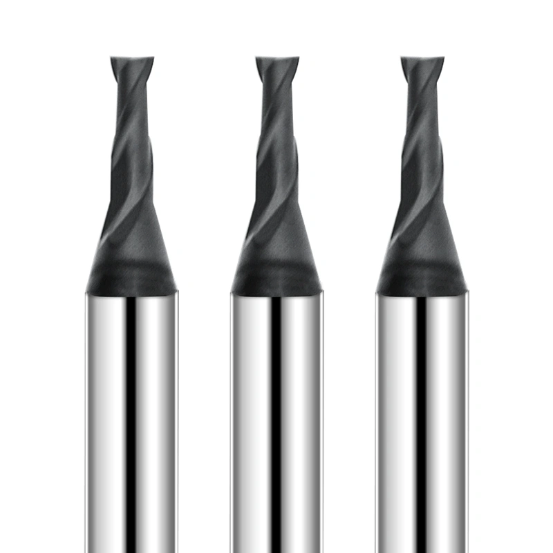 Flute long neck flat end mill