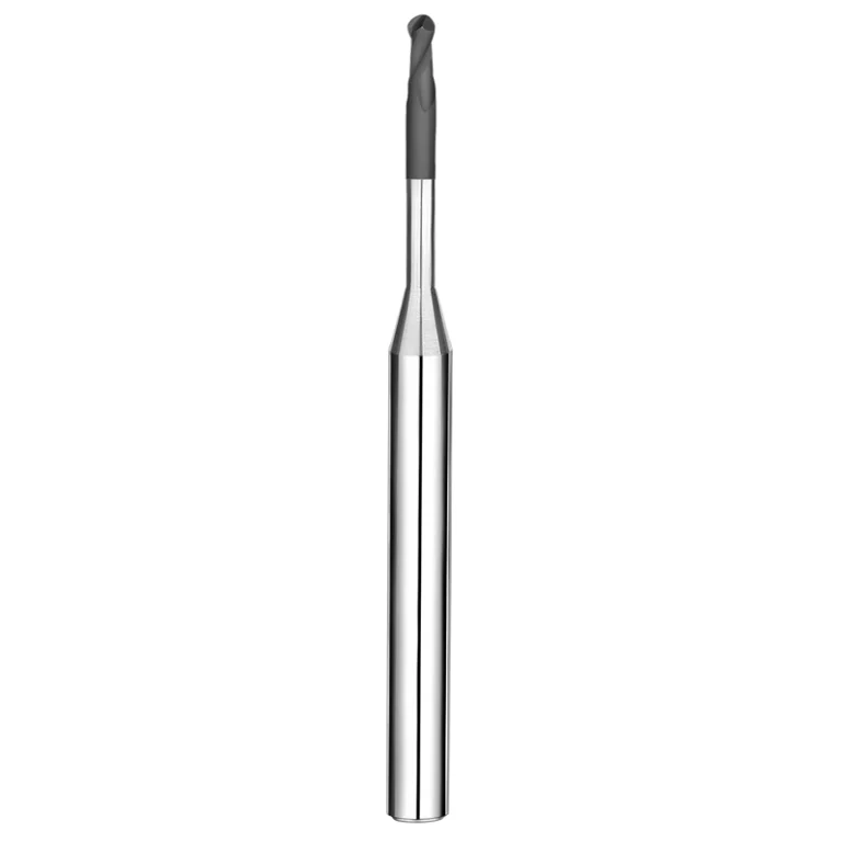 Graphite End Mill 2 flute long neck ball nose end mill