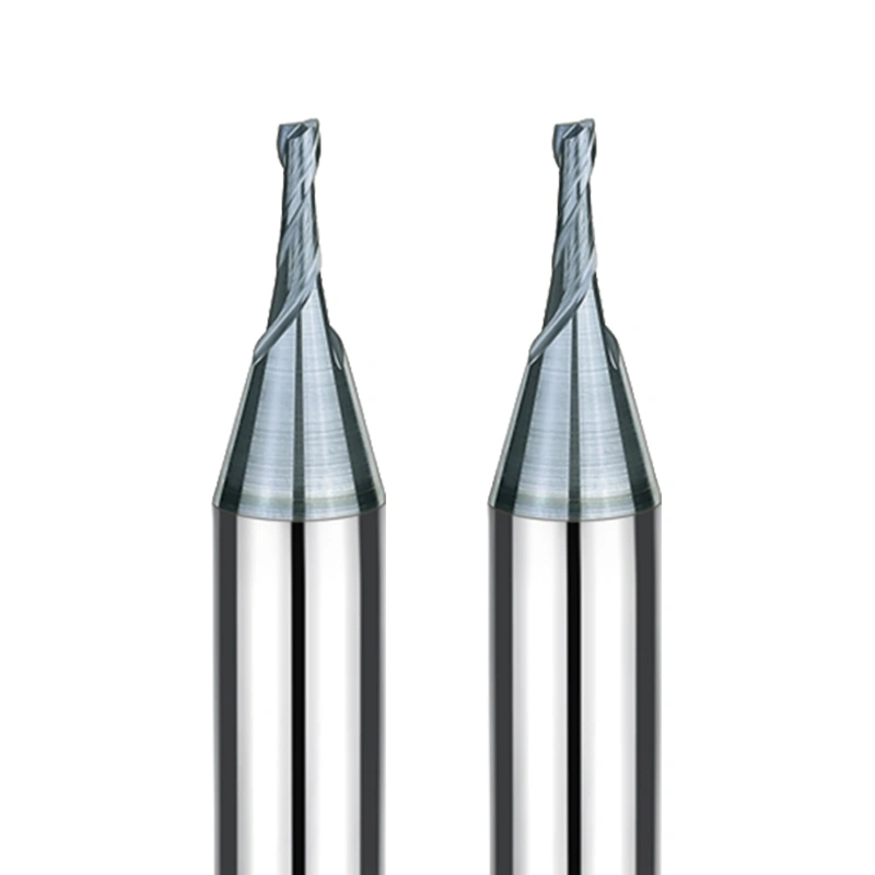 hrc55 end mills 2 flute flat end mill