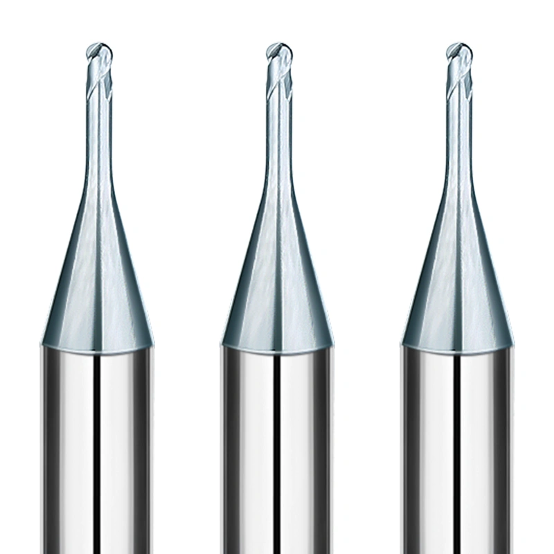 2 flute long neck ball nose end mill