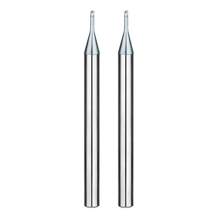 hrc55 end mills 2 flute long neck ball nose end mill