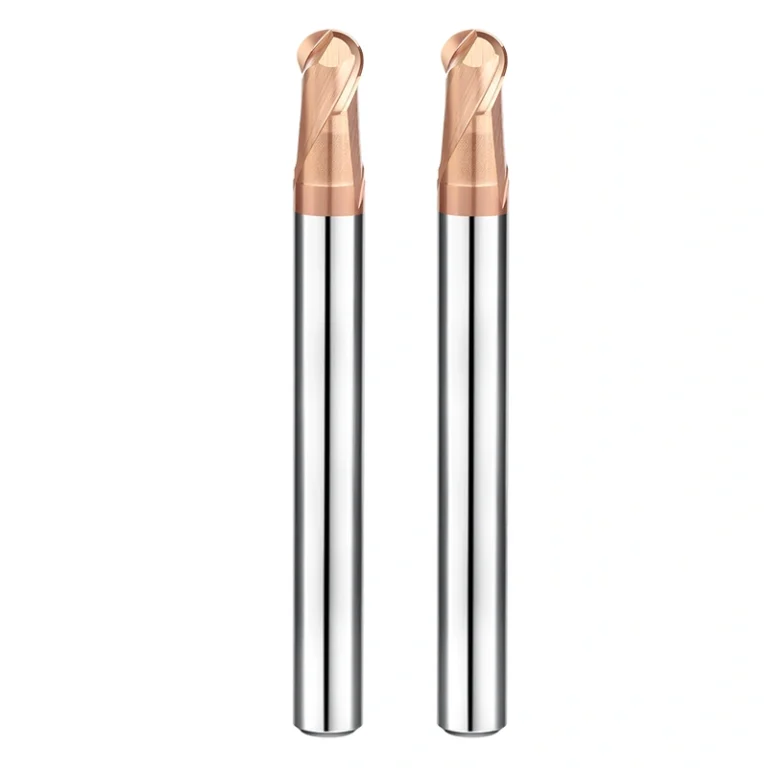 hrc65 end mills 2 flute ball nose end mill1
