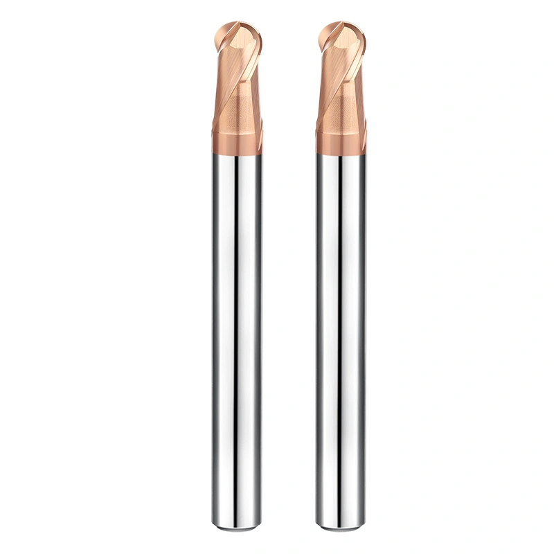 hrc65 end mills 2 flute ball nose end mill1