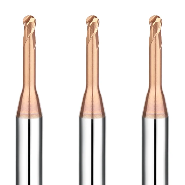 hrc65 end mills 2 flute long neck ball nose end mill2