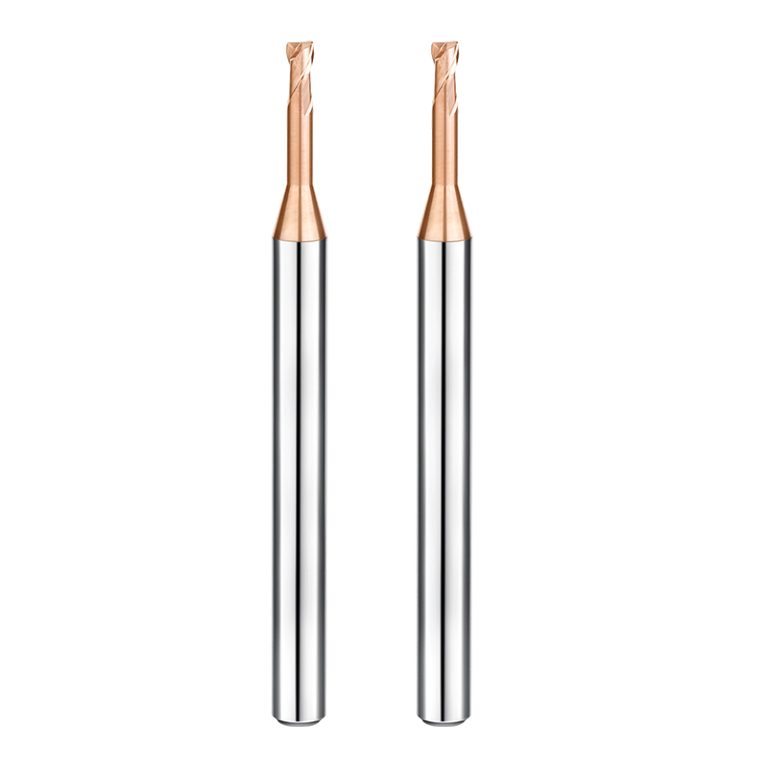 2 flute long neck corner radius end mill
