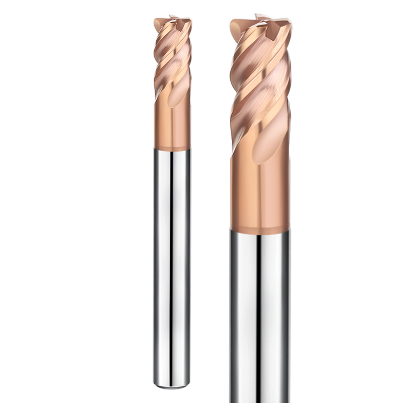 4 flute corner radius end mills