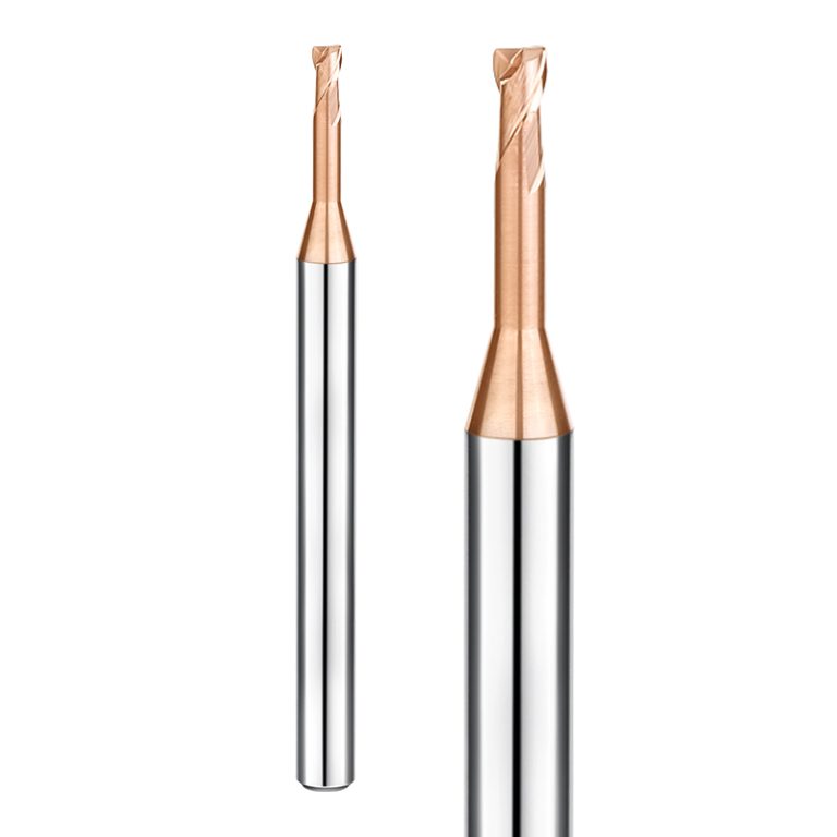 2 flute long neck corner radius end mill