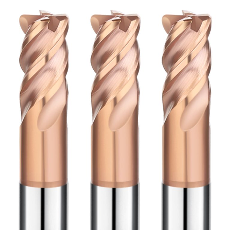 4 flute corner radius end mills