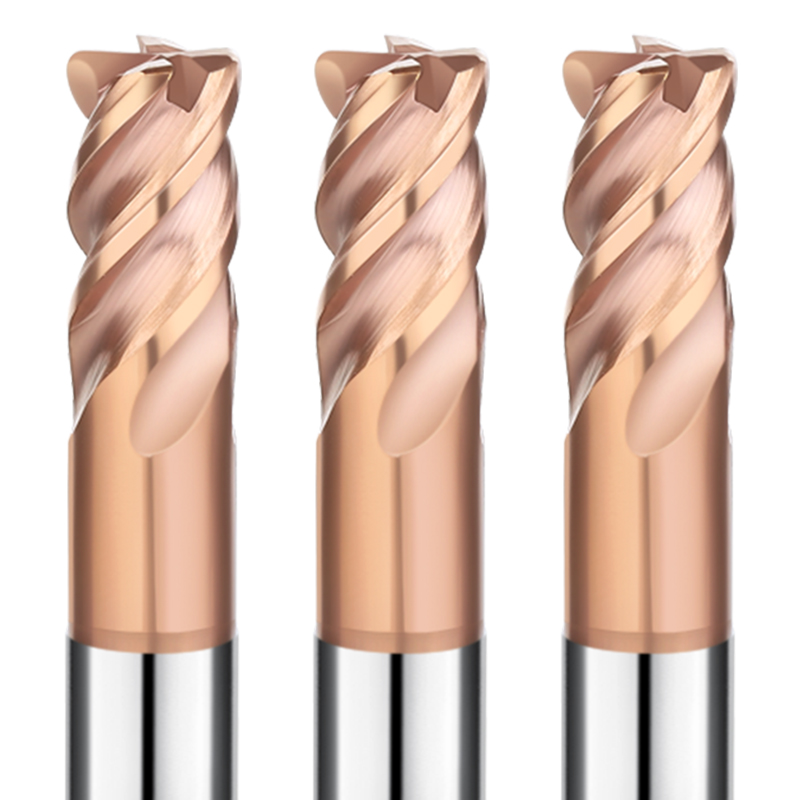 4 flute corner radius end mills