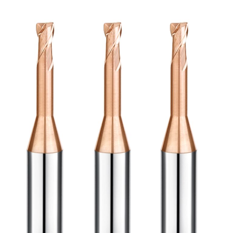 2 flute long neck corner radius end mill