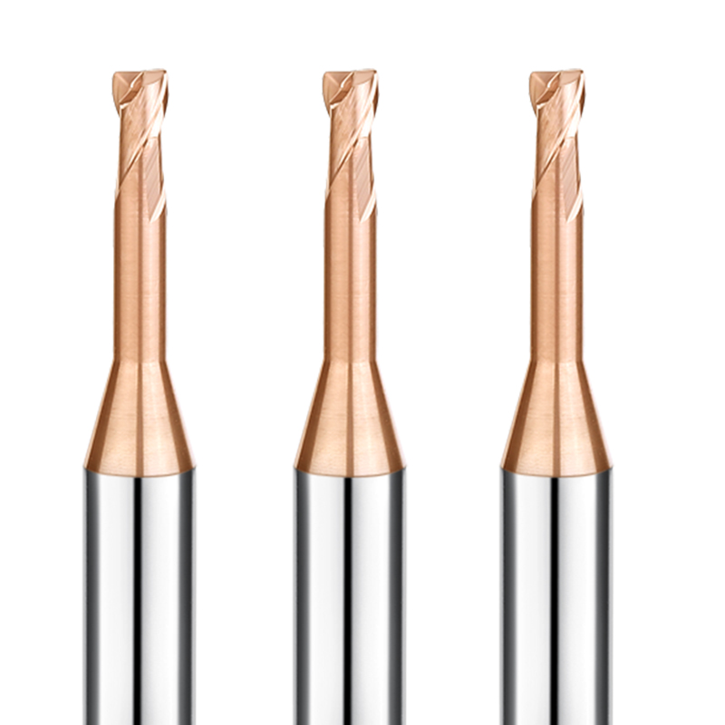 2 flute long neck corner radius end mill