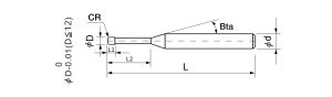 4 flute end mill