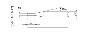 4 flute flat end mill