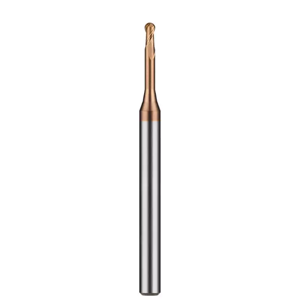 2 flutes ball nose long neck milling cutter