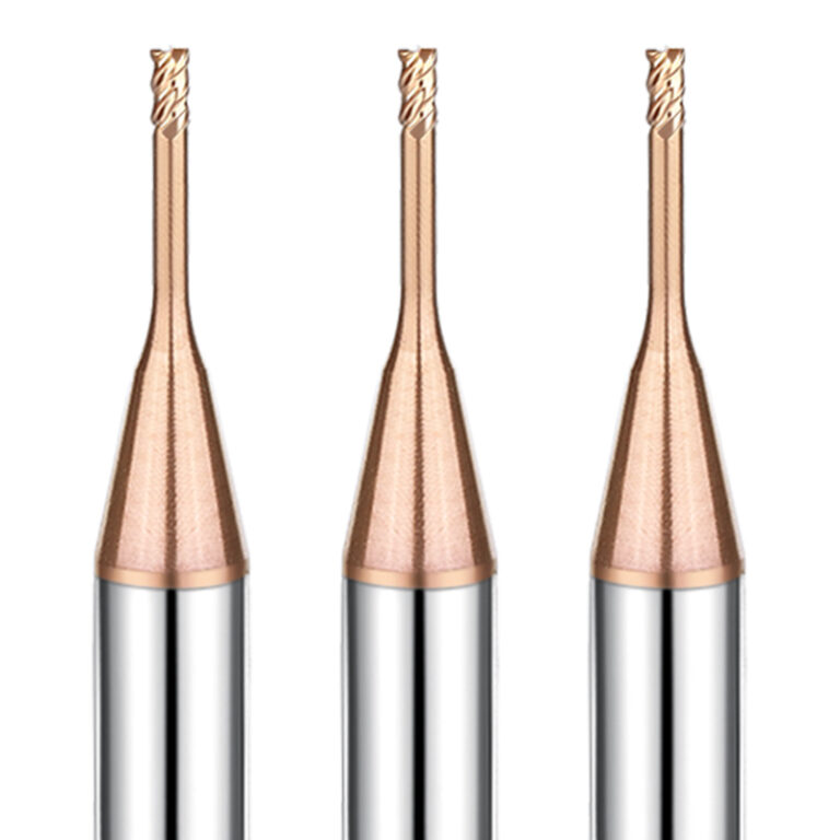 4 flutes long neck flat end mill